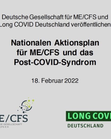 Nationaler Aktionsplan ME/CFS und Long COVID